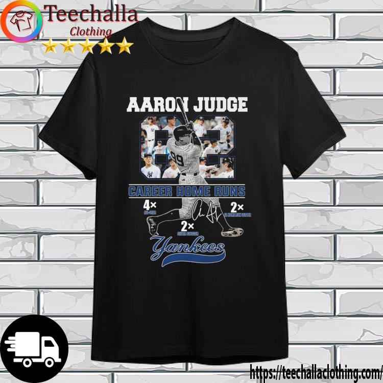 Aaron Judge 62 Career Home Runs Yankees Signature shirt
