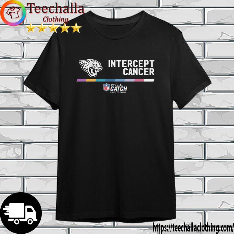 Jacksonville Jaguars Intercept Cancer Crucial Catch shirt