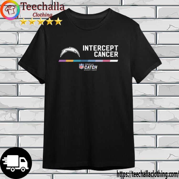 Los Angeles Chargers Intercept Cancer Crucial Catch shirt
