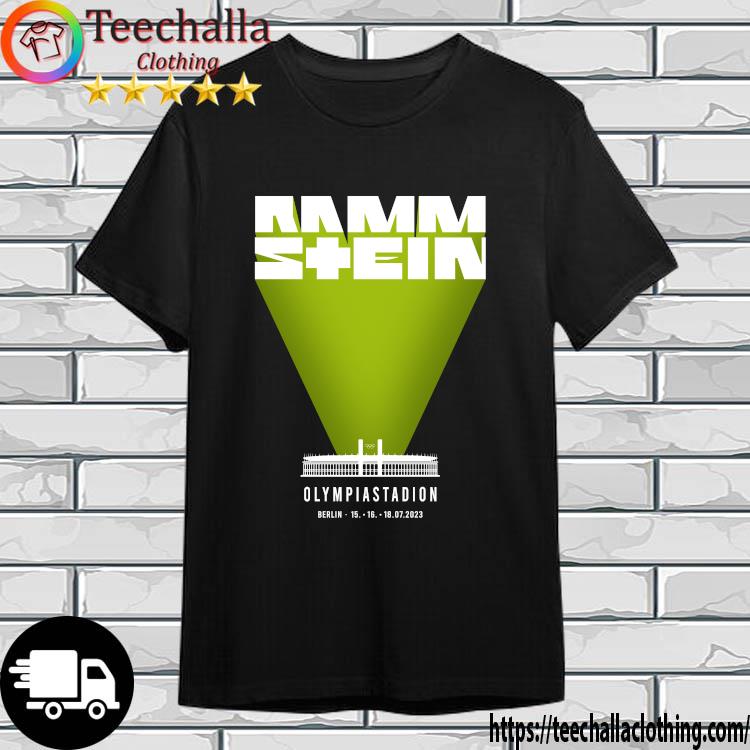 Rammstein Olympiastadion Europe Stadium Tour 2023 Berlin Shirt