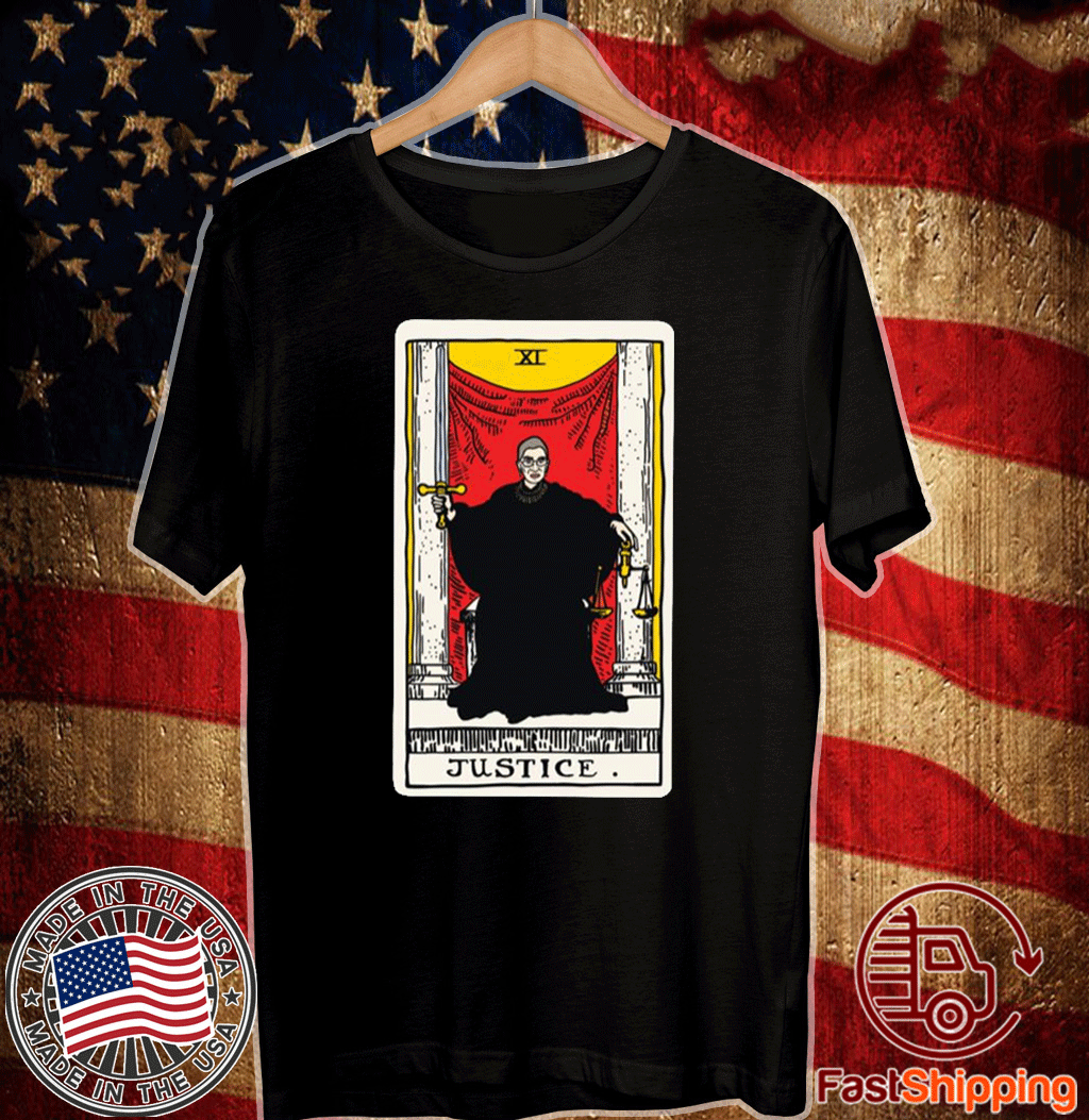 rbg justice tarot card shirt